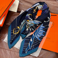 HERMES HERMES 25S SCARF 140 IN SILK CASERE 989486