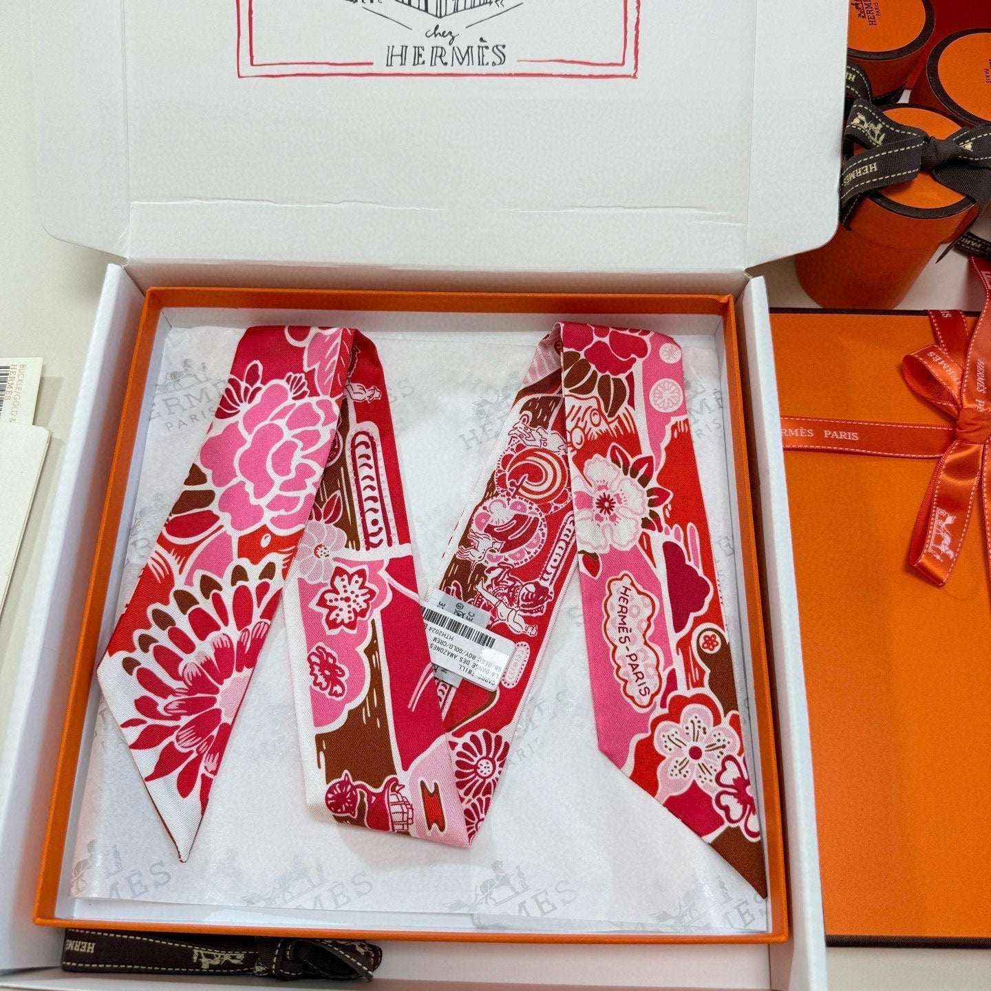 HERMES HERMES 25S SCARF 90 IN SILK 854957