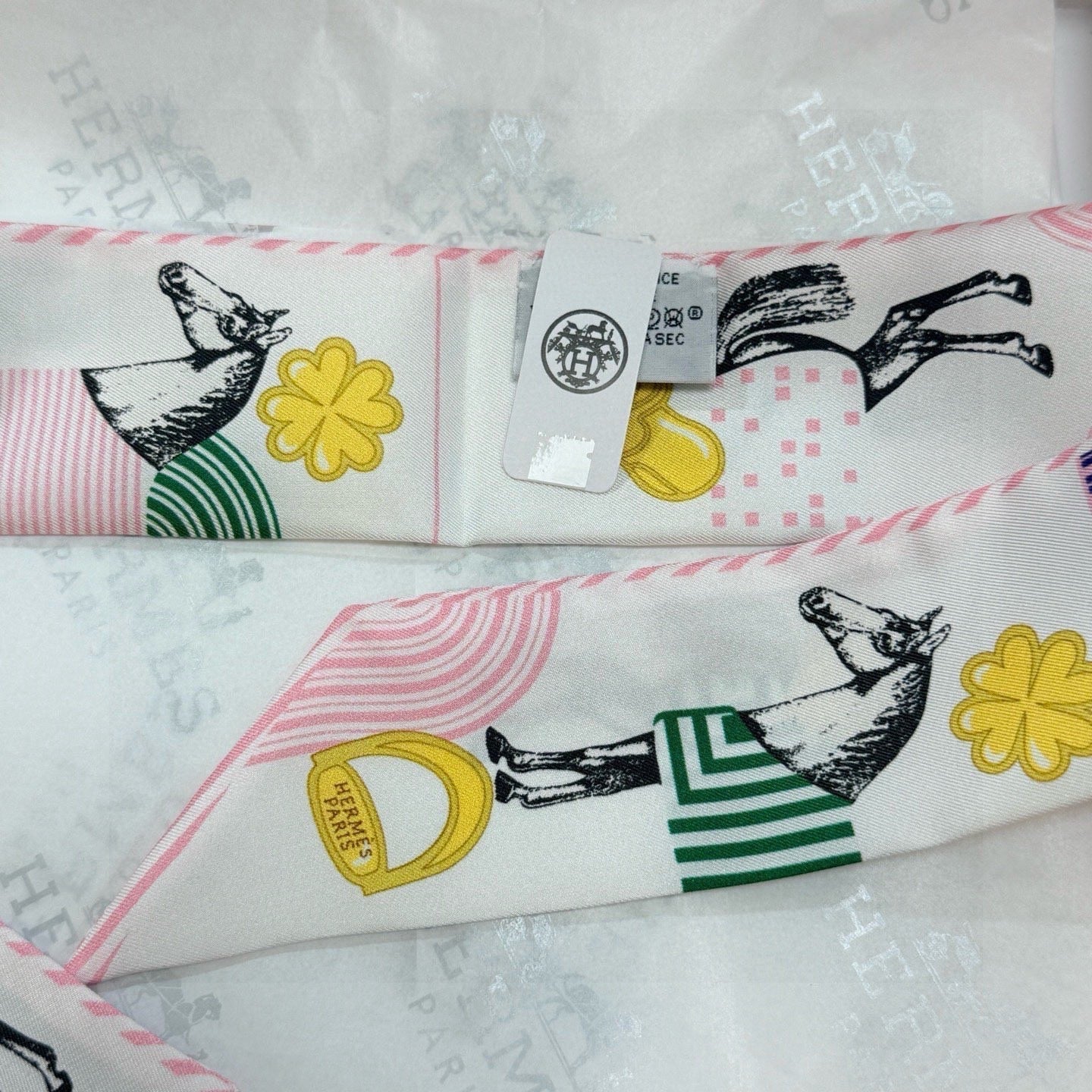 HERMES HERMES 25S SCARF TWILLY 86 IN SILK 987341