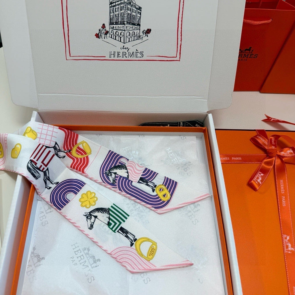 HERMES HERMES 25S SCARF TWILLY 86 IN SILK 987341