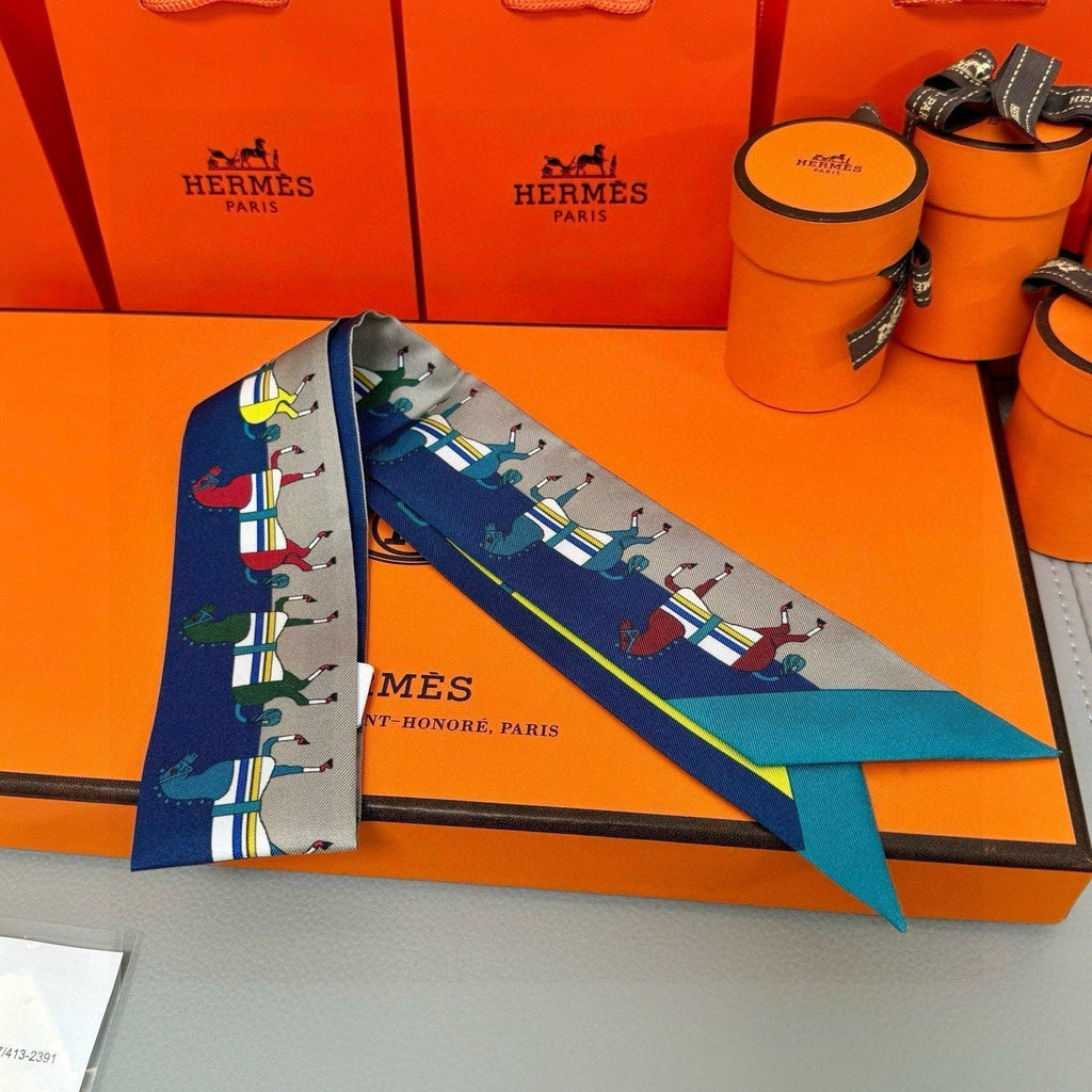 HERMES HERMES 25S TWILLY 86 IN SILK 989354