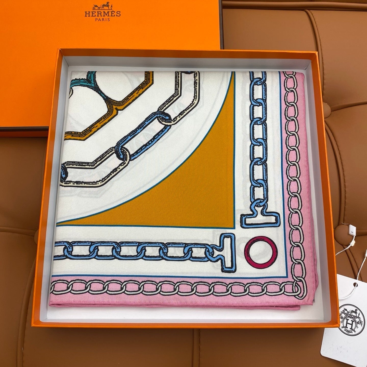 HERMES HERMES 25S SCARF 90 IN SILK 703668