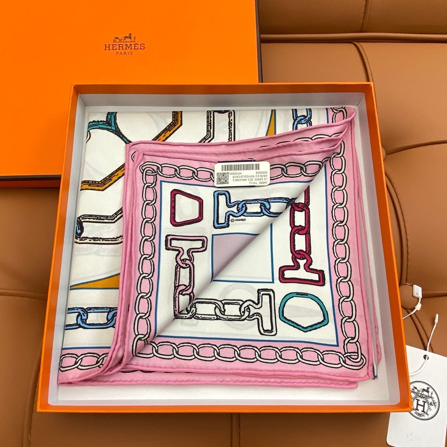 HERMES HERMES 25S SCARF 90 IN SILK 703668