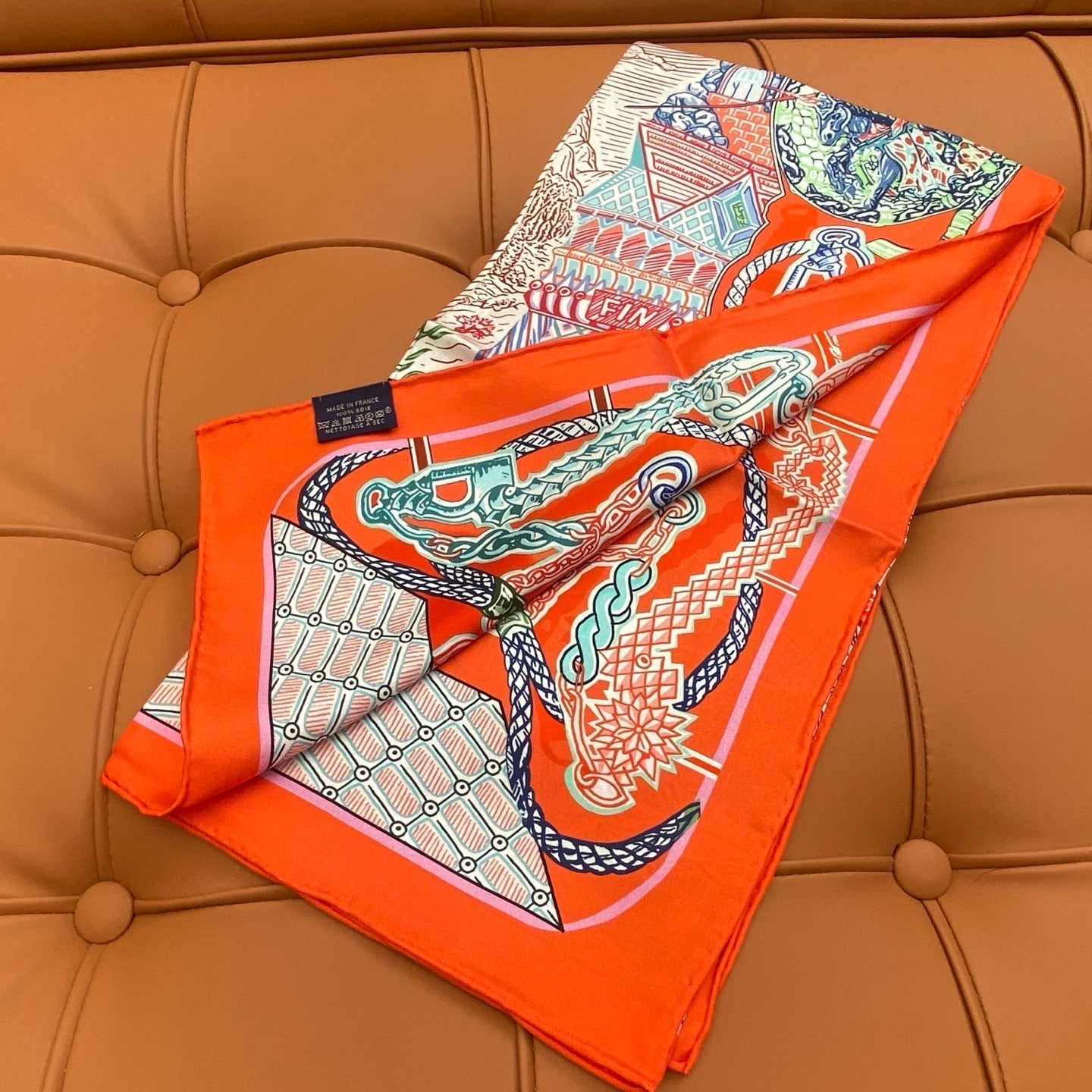 HERMES HERMES 25S SCARF 90 IN SILK 703684