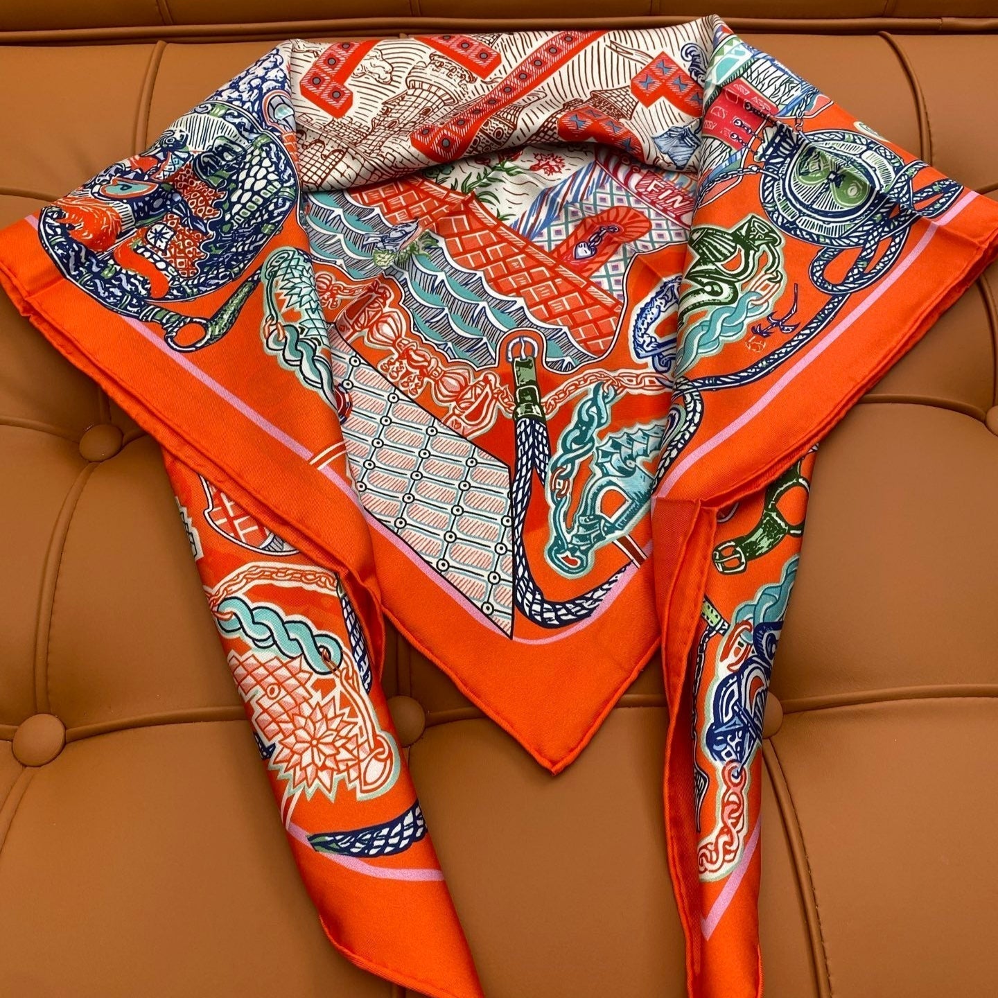 HERMES HERMES 25S SCARF 90 IN SILK 703684