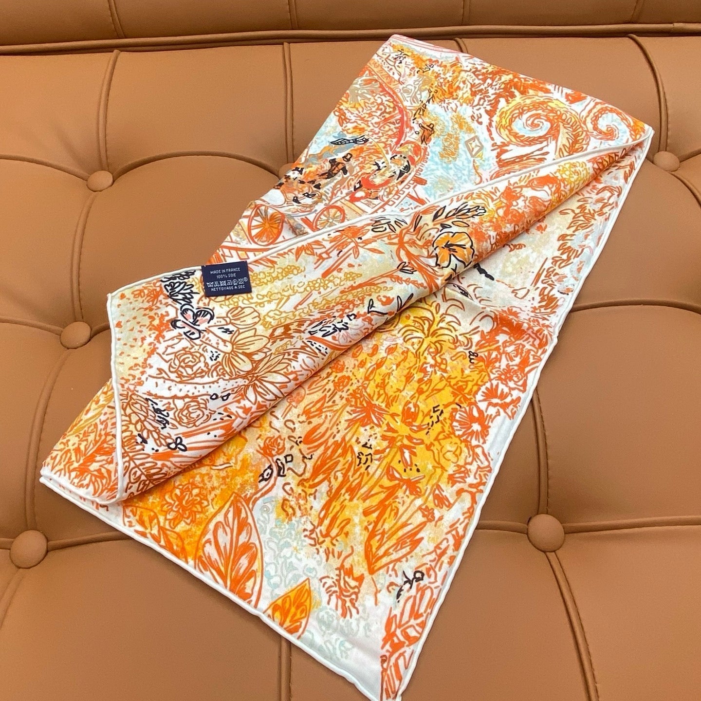 HERMES HERMES 25S SCARF 90 IN SILK 703689