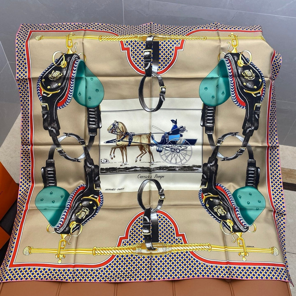 HERMES HERMES 25S SCARF 90 IN SILK 709678