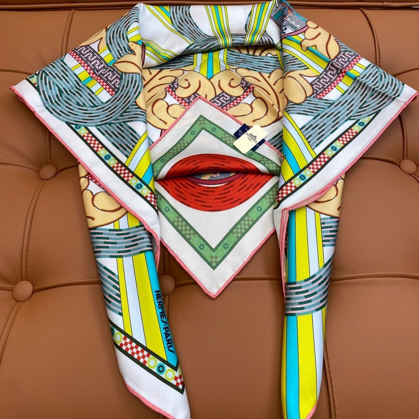 HERMES HERMES 25S SCARF 90 IN SILK 709684
