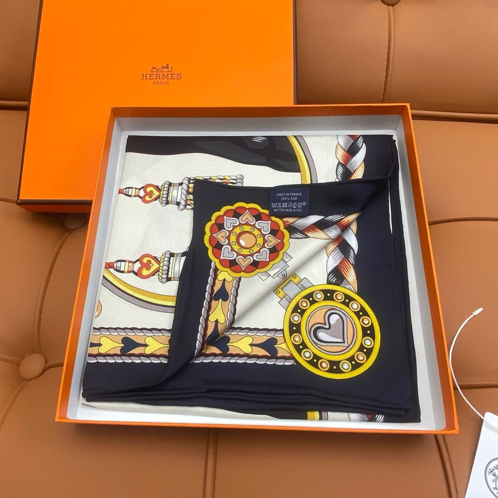 HERMES HERMES 25S SCARF 90 IN SILK 709687
