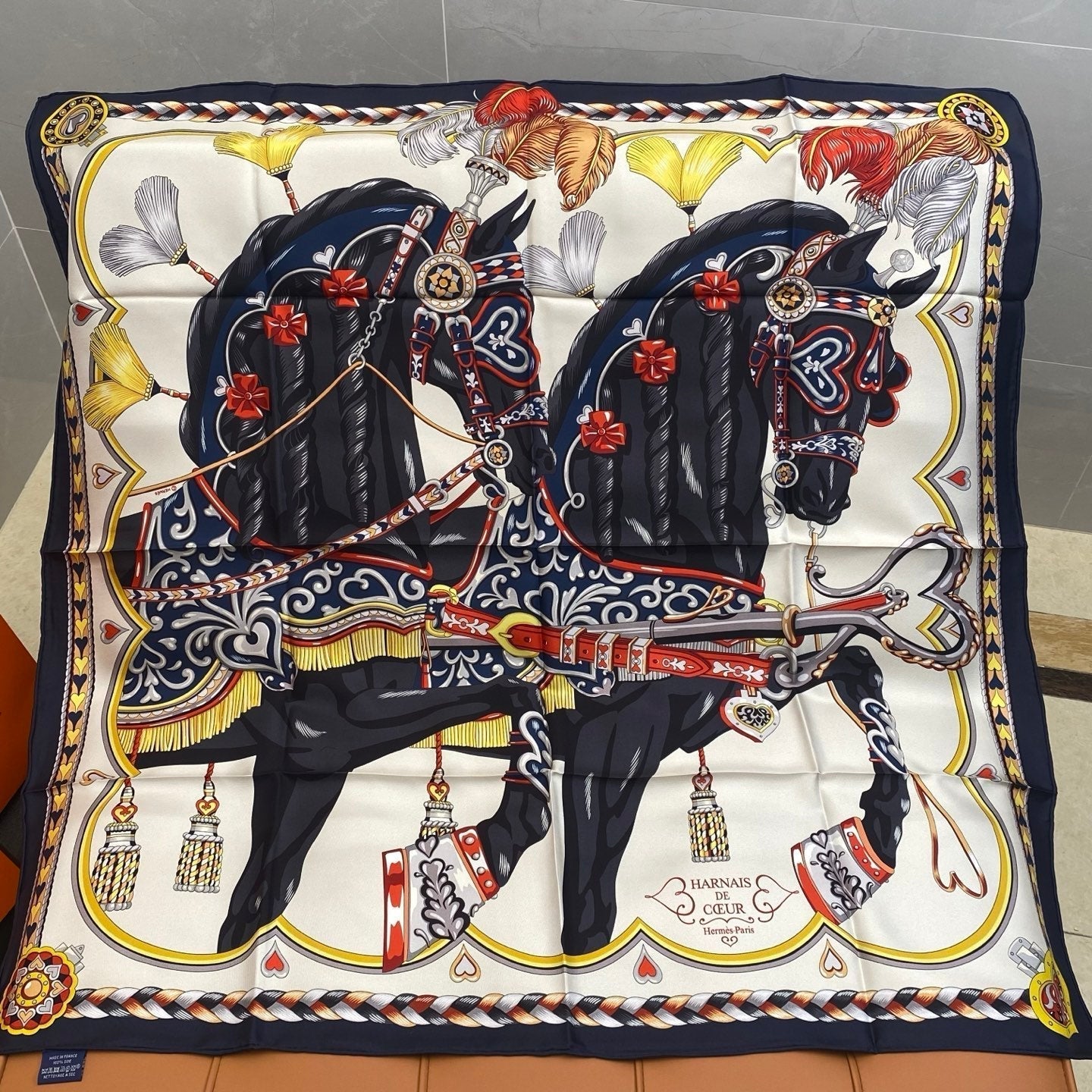 HERMES HERMES 25S SCARF 90 IN SILK 709687