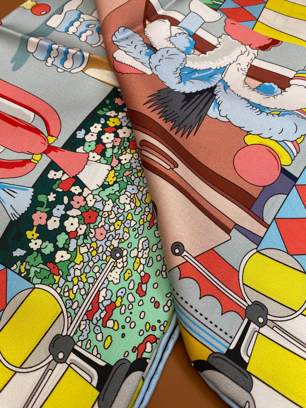HERMES HERMES 25S SCARF 90 IN SILK 718487