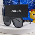 CHANEL SQUARE SUNGLASSES 638932 IN BLACK ACETATE