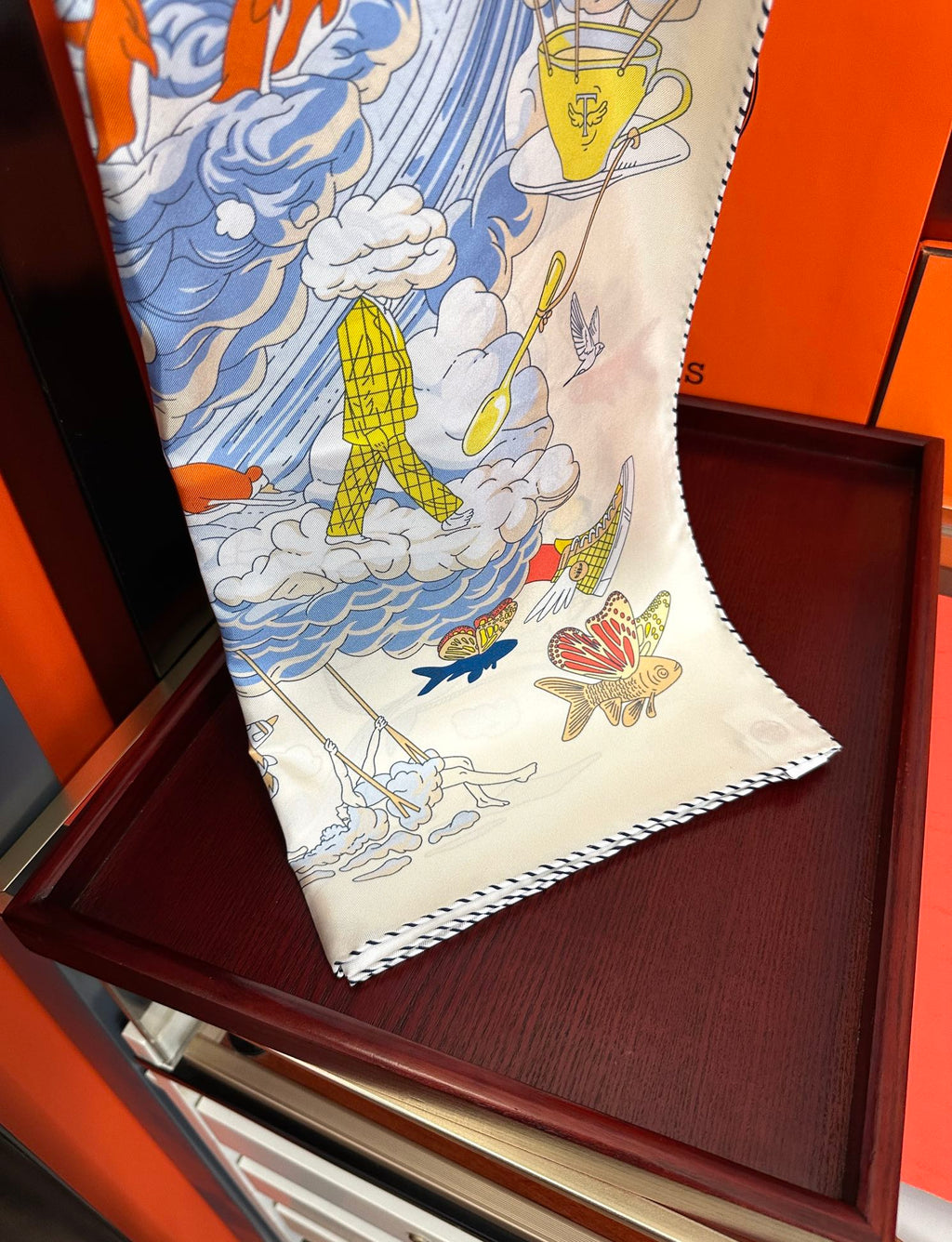 HERMES HERMES 25S SCARF 90 IN SILK 724703