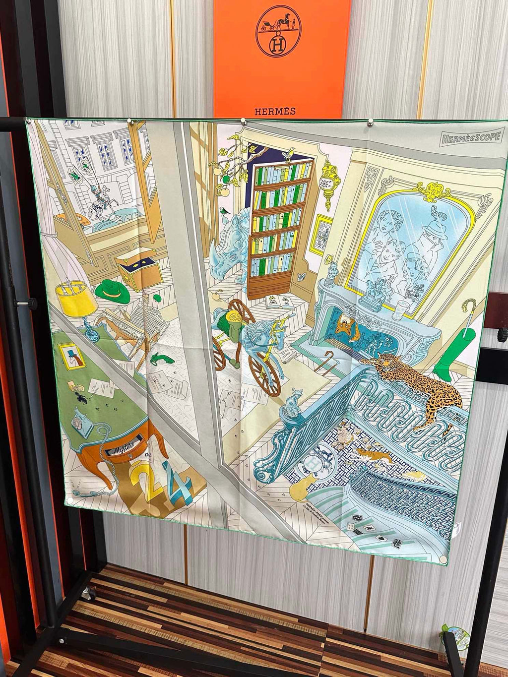 HERMES HERMES 25S SCARF 90 IN SILK 733849